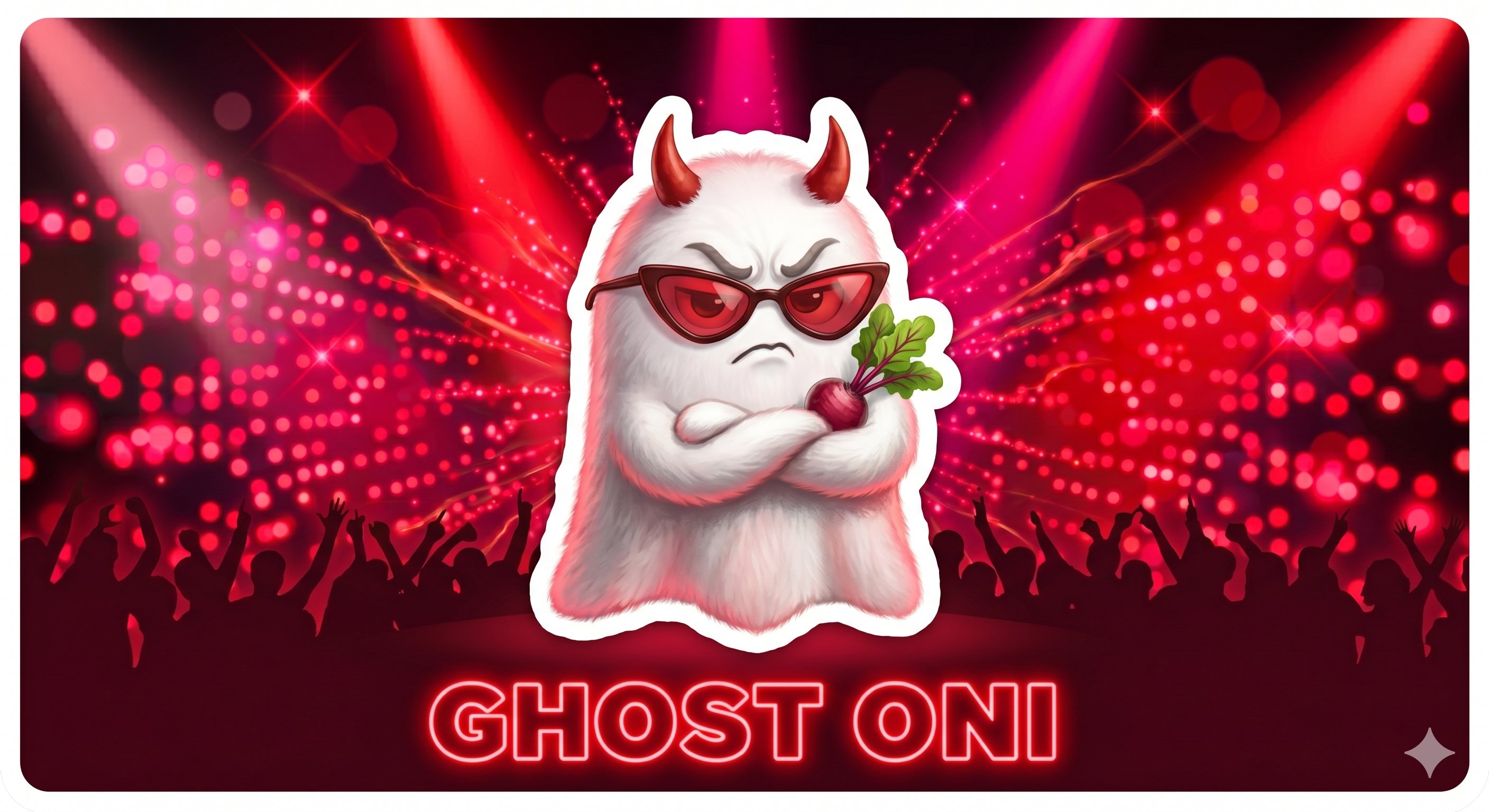 Sticker Cartoon Oni