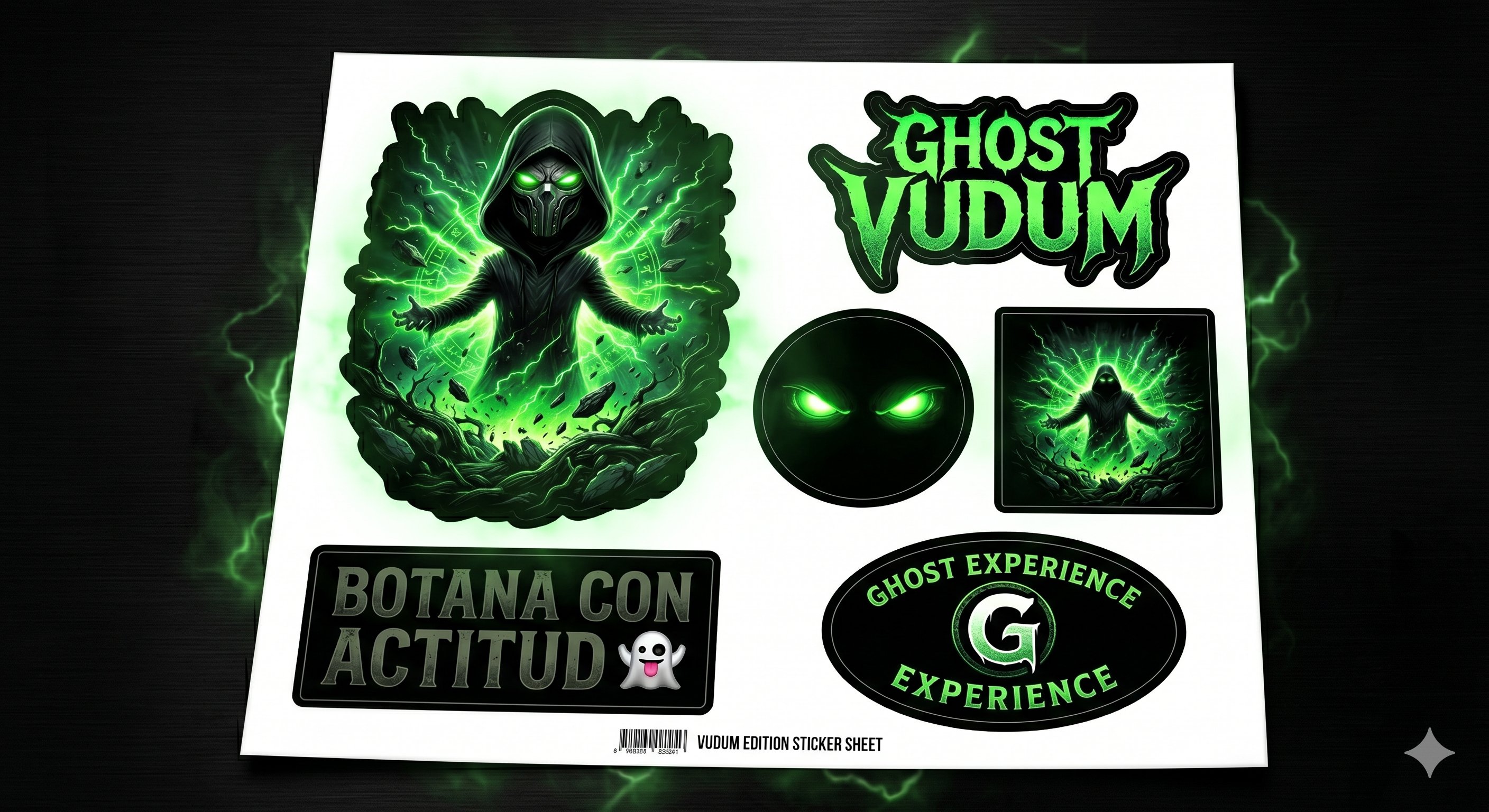 Sticker Ghost Vudum